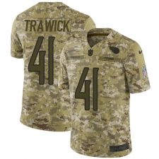 Men's Nike Tennessee Titans #41 Brynden Trawick Limited Camo 2018 Salute to Service NFL Jersey