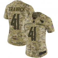 Women's Nike Tennessee Titans #41 Brynden Trawick Limited Camo 2018 Salute to Service NFL Jersey