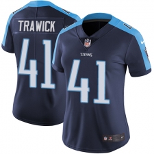 Women's Nike Tennessee Titans #41 Brynden Trawick Navy Blue Alternate Vapor Untouchable Limited Player NFL Jersey