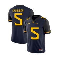 West Virginia Mountaineers 5 Chris Chugunov Navy College Football Jersey