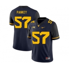 West Virginia Mountaineers 57 Adam Pankey Navy College Football Jersey