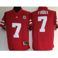 Nebraska Cornhuskers 7 Scott Frost Red College Football Jersey