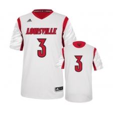 Louisville Cardinals 3 Peyton Siva White College Jersey