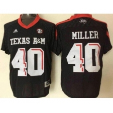 NCAA Texas A&M Aggies #40 Von Miller Black College Football Jersey
