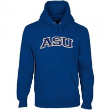 Angelo State Rams Royal Blue Arch Name Pullover Hoodie