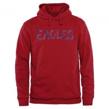 American Eagles Red Classic Wordmark Pullover Hoodie