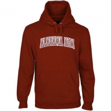 Alabama A&M Bulldogs Maroon Arch Name Pullover Hoodie