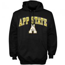 Appalachian State Mountaineers Black Arch Over Logo Hoodie