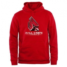 Ball State Cardinals Red Big & Tall Classic Primary Pullover Hoodie