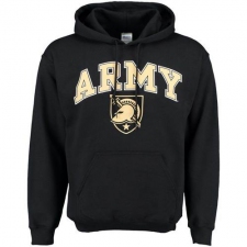 Army Black Knights Black New Agenda Midsize Arch Over Logo Hoodie