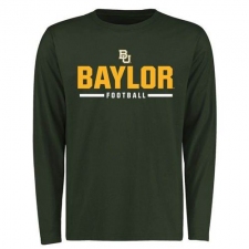 Baylor Bears Custom Sport Wordmark Long Sleeves T-Shirt Green