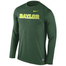 Baylor Bears Nike 2016 Elite Basketball Shooter Long Sleeves Dri-FIT Top Green