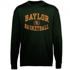 Baylor Bears Reversal Basketball Long Sleeves T-Shirt Green