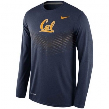 Cal Bears Nike Sideline Dri-FIT Legend Long Sleeves Performance T-Shirt Navy