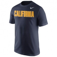 Cal Bears Nike Wordmark T-Shirt Navy Blue