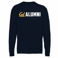 Cal Bears Wordmark Alumni Long Sleeves T-Shirt Navy Blue