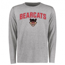 Cincinnati Bearcats Proud Mascot Long Sleeves T-Shirt Ash