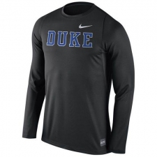 Duke Blue Devils Nike 2016 Elite Basketball Shooter Long Sleeves Dri-FIT Top Navy