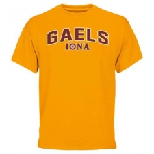 Iona College Gaels Proud Mascot T-Shirt Gold