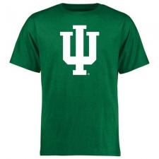 Indiana Hoosiers St. Patrick's Day White Logo T-Shirt Green