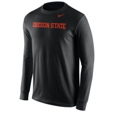 Oregon State Beavers Nike Wordmark Long Sleeves T-Shirt Blue