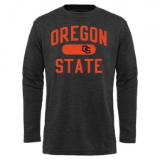 Oregon State Beavers Straight Out Long Sleeves Thermal T-Shirt Blue