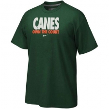 Nike Miami Hurricanes Verbiage T-Shirt Green