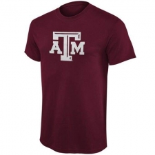 Texas A&M Aggies Majestic Football Icon T-Shirt Maroon