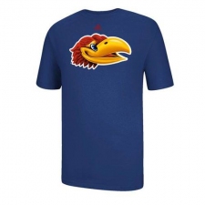 Kansas Jayhawks Adidas So Real Go To T-Shirt Royal Blue