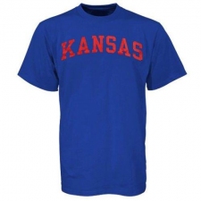 Kansas Jayhawks Arch T-Shirt Royal Blue