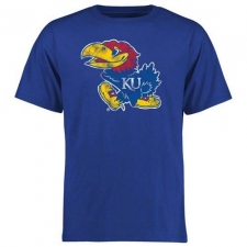 Kansas Jayhawks Big & Tall Classic Primary T-Shirt Blue