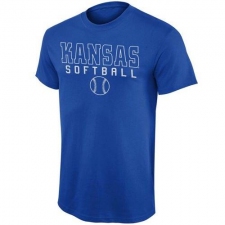Kansas Jayhawks New Agenda Frame Softball T-Shirt Royal