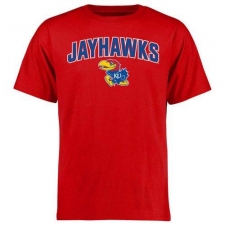 Kansas Jayhawks Proud Mascot T-Shirt Red