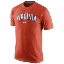 Nike Virginia Cavaliers College Wordmark T-Shirt Orange