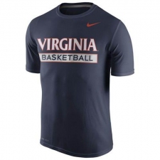 Virginia Cavaliers Nike Basketball Practice Performance T-Shirt Navy