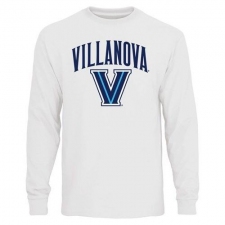 Villanova Wildcats Proud Mascot Long Sleeves T-Shirt White