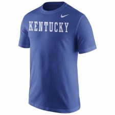 Kentucky Wildcats Nike Wordmark T-Shirt Royal Blue
