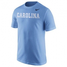 North Carolina Tar Heels Nike Wordmark T-Shirt Carolina Blue