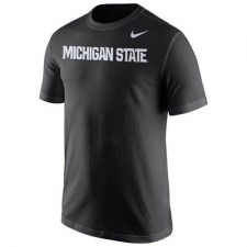 Michigan State Spartans Nike Wordmark T-Shirt Black