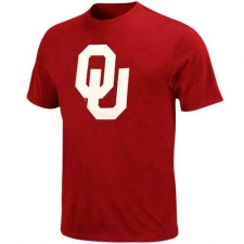 Majestic Oklahoma Sooners Football Icon T-Shirt Crimson