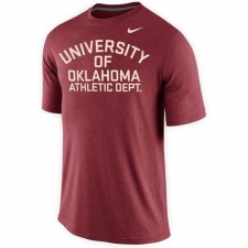Oklahoma Sooners Nike Launch Performance T-Shirt Crimson