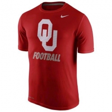 Oklahoma Sooners Nike Sideline Legend Logo Performance T-Shirt Crimson