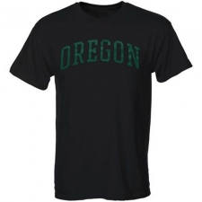 Oregon Ducks Green Arch T-Shirt Black