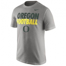 Oregon Ducks Nike Practice T-Shirt Gray