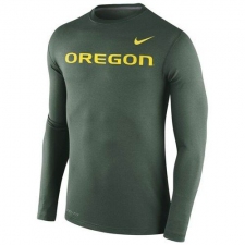 Oregon Ducks Nike Stadium Dri-FIT Touch Long Sleeves Top Green