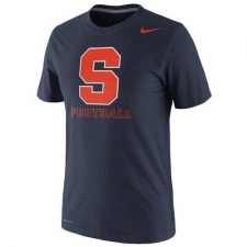 Syracuse Orange Nike Football Practice Legend Dri-FIT Performance T-Shirt Navy Blue