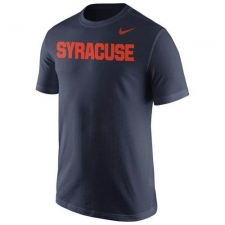 Syracuse Orange Nike Wordmark T-Shirt Navy Blue