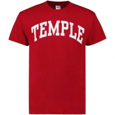 Temple Owls New Agenda Arch T-Shirt Cardinal