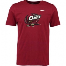 Temple Owls Nike Big Logo T-Shirt Garnet