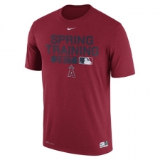 MLB Men's Los Angeles Angels of Anaheim Nike Red 2017 Spring Training Authentic Collection Legend Team Issue Performance T-Shirt